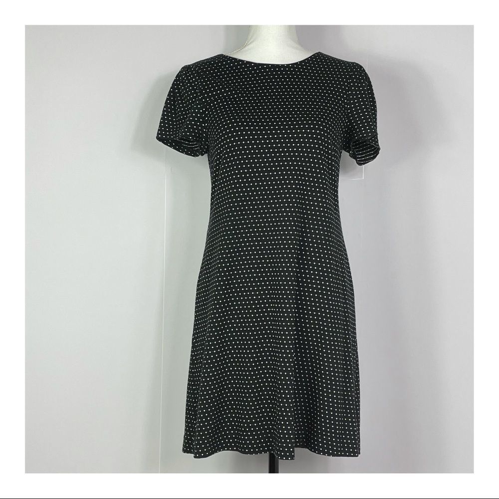 Anthropologie | Maeve cotton dress, black/white
